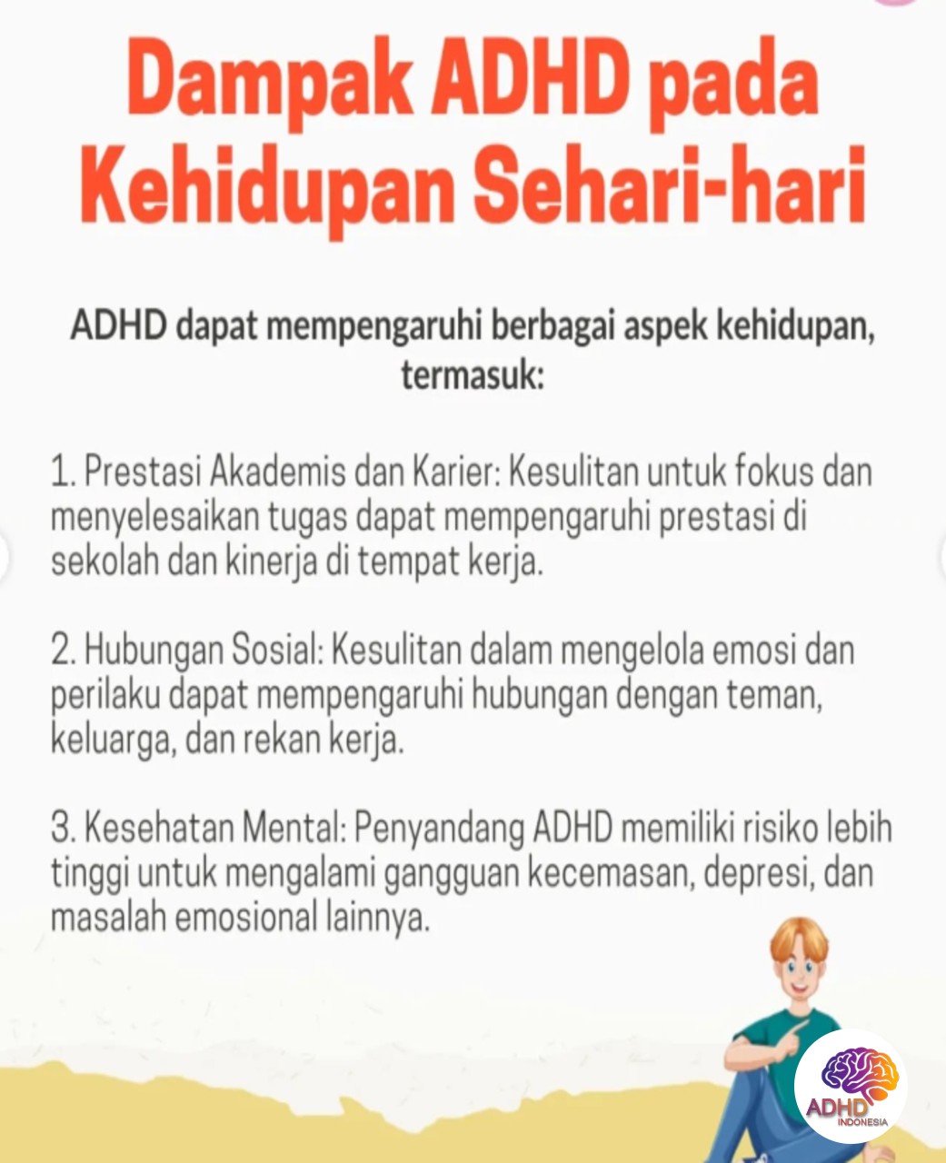 ADHD dan Hubungan Sosial Anak di Lingkungan Sekolah di Kota Banjar